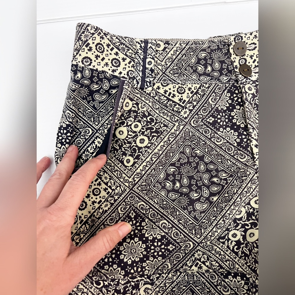 Anthropologie Cartonnier Bandana Print Shorts - 8 - Picture 3 of 15